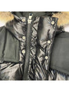 Men's Frey Fur Hood Padded Black - MONCLER - BALAAN 5