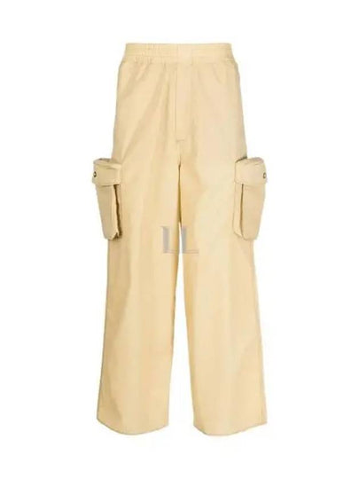 Elastic Cargo Straight Pants Beige - SUNNEI - BALAAN 2