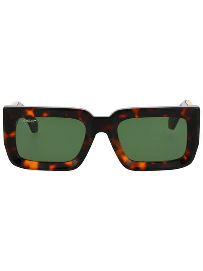 logo-embellished tortoiseshell-effect sunglasses - OFF WHITE - BALAAN 2