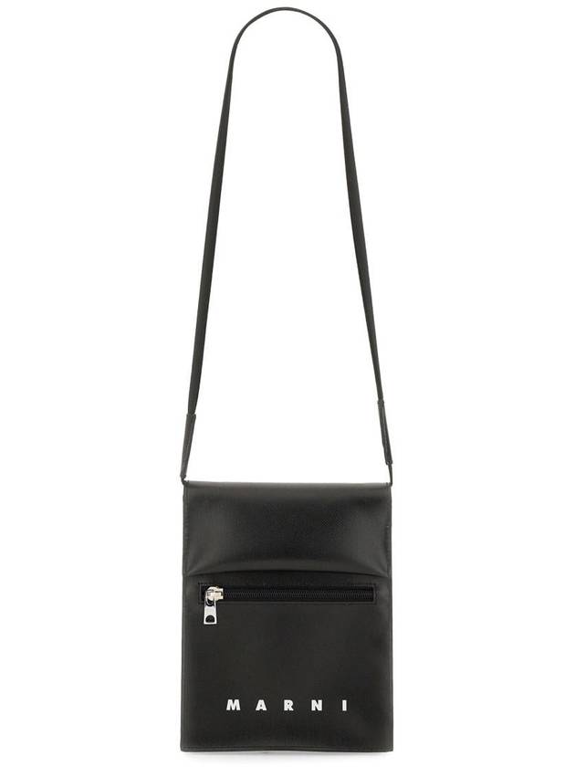 Shoelace Strap Pouch Bag Black - MARNI - BALAAN 2