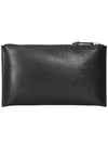 Leather Zipper Clutch Bag Black - VIVIENNE WESTWOOD - BALAAN 4