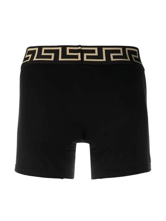 Men's Greca Border Boxer Briefs 2 Pack Black - VERSACE - BALAAN 4