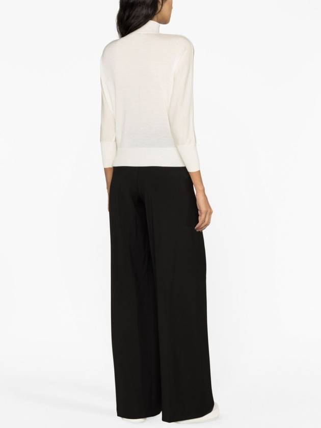 Talea Virgin Wool Knit Top White - MAX MARA - BALAAN 4