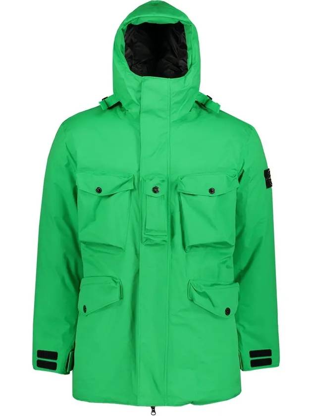 Ripstop Gore-Tex Hooded Padded Bright Green - STONE ISLAND - BALAAN 2