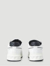 One One Stud Screen Print Logo Sneakers White - VALENTINO - BALAAN 4