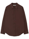 Button basic oxford shirt brown - LESEIZIEME - BALAAN 2