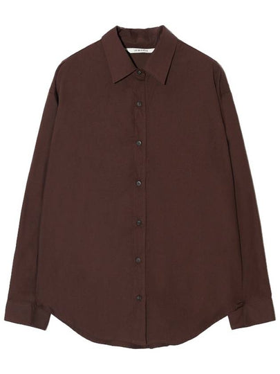 Button basic oxford shirt brown - LESEIZIEME - BALAAN 2