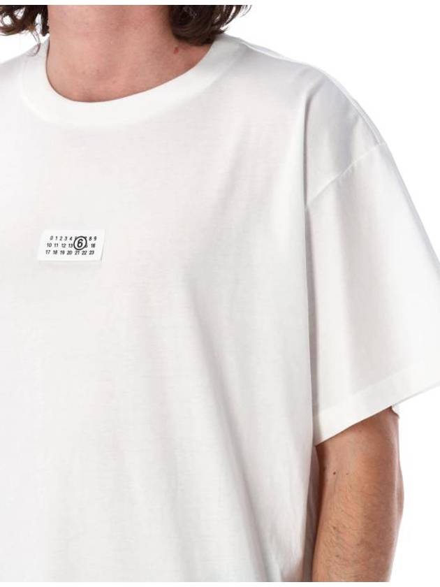 Logo Crew Neck Short Sleeve T-Shirt White - MAISON MARGIELA - BALAAN 4