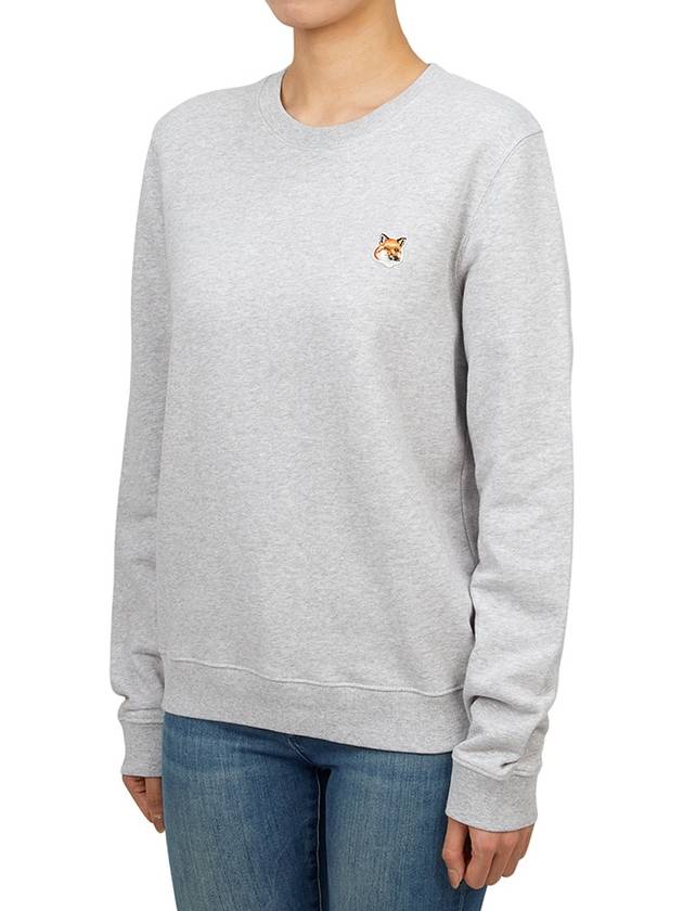 Fox Head Patch Regular Sweatshirt Grey - MAISON KITSUNE - BALAAN 3