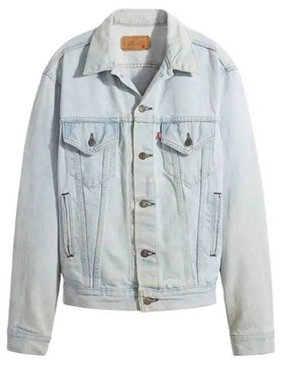 Distressed Panel Denim Jacket Blue - ACNE STUDIOS - BALAAN 2