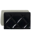 19 Gold Hardware Lambskin Flap Card Wallet Black - CHANEL - BALAAN 3