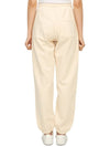 Print Cotton Track Pants Cream - SPORTY & RICH - BALAAN 5