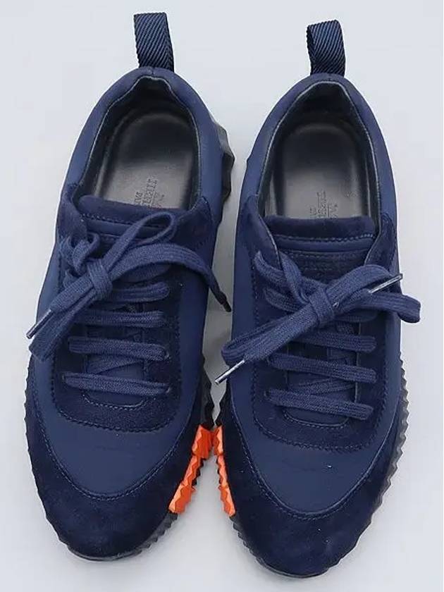 Smith Market Navy Sneakers Women s Shoes - HERMES - BALAAN 4