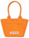 Shopper Canvas Mini Tote Bag Neon Orange - DER KOFFER - BALAAN 2