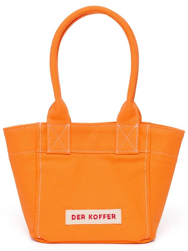 Shopper Canvas Mini Tote Bag Neon Orange - DER KOFFER - BALAAN 2