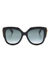 logo decorated round frame sunglasses GG1407S - GUCCI - BALAAN 1