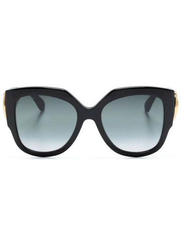 Logo Decorated Square Frame Sunglasses Black - GUCCI - BALAAN 1