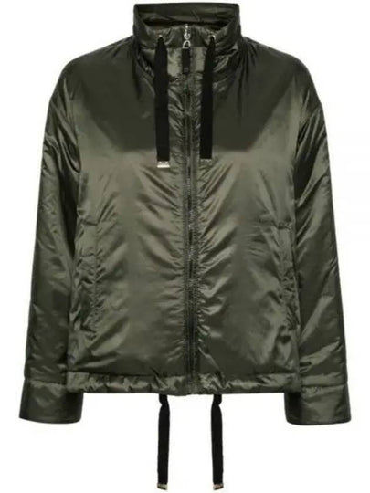 Water Repellent Padded Hooded Jacket Khaki - MAX MARA - BALAAN 2