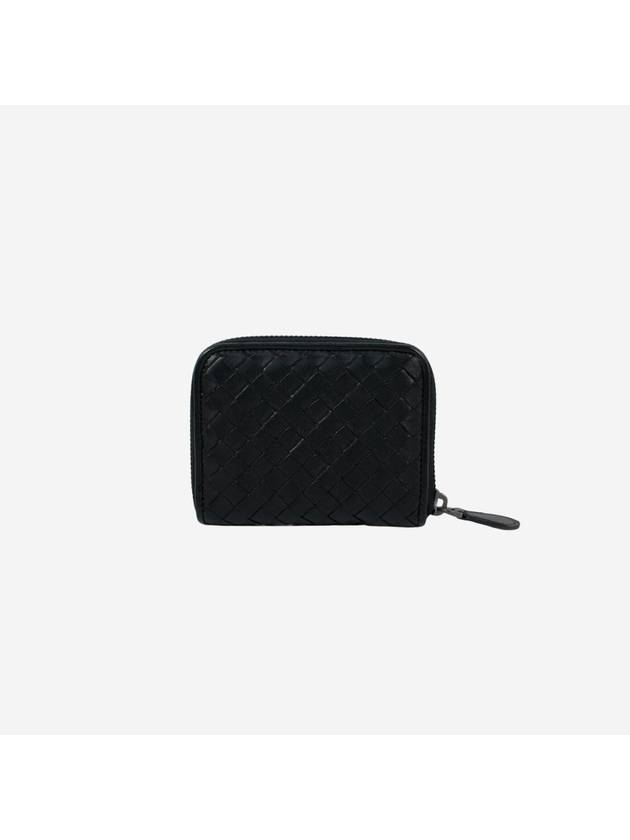 Intrecciato Napa Coin Wallet Black - BOTTEGA VENETA - BALAAN 3