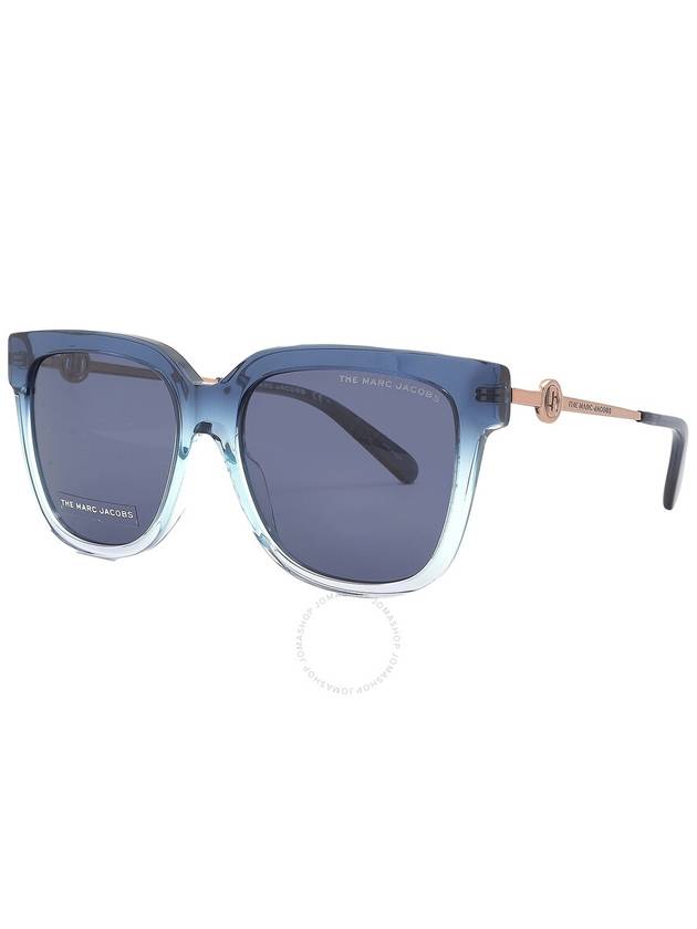 Marc Jacobs Blue Square Ladies Sunglasses MARC 580/S 0ZX9/KU 55 - MARC JACOBS - BALAAN 3