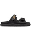 Act Logo Strap Slippers Black - DIOR - BALAAN 1