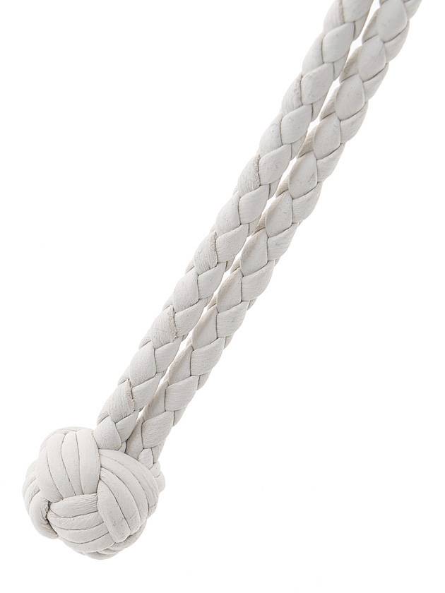 Intrecciato Double Weaving Bracelet White - BOTTEGA VENETA - BALAAN 6