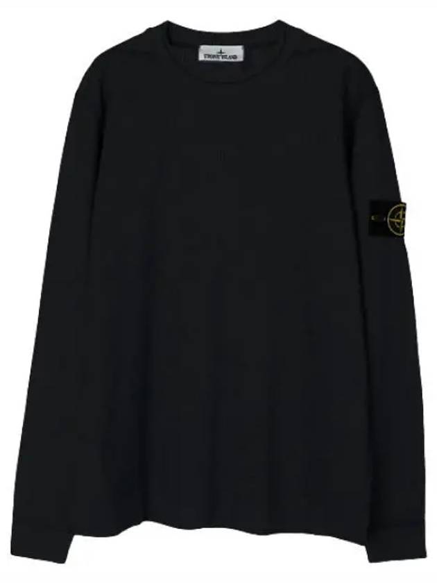 Nylon blend garment dyeing badge sweatshirt knit - STONE ISLAND - BALAAN 1