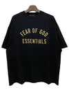 Logo Crew Neck Short Sleeve T Shirt Black 125BT244190F - FEAR OF GOD ESSENTIALS - BALAAN 2