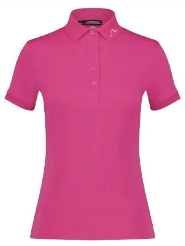 Women's Tour Tech Golf Polo PK Shirt Pink - J.LINDEBERG - BALAAN 2