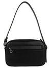 Camera Slim Leather Shoulder Bag Black - COURREGES - BALAAN 4