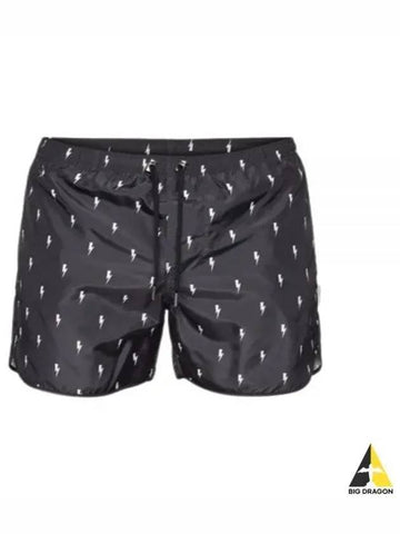 24 All Over Micro Bolts Swim Long Shorts MY58026B Y068 524 - NEIL BARRETT - BALAAN 1