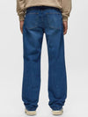 Men's Loose Straight Jeans Blue - AMI - BALAAN 5