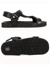 Trip Intrecciato Leather Sandals Black - BOTTEGA VENETA - BALAAN 4