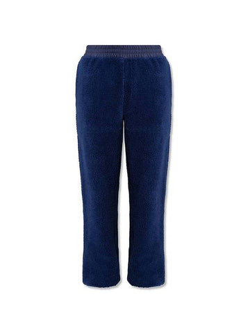 Teddy Trousers Straight Pants Navy - FENDI - BALAAN 1