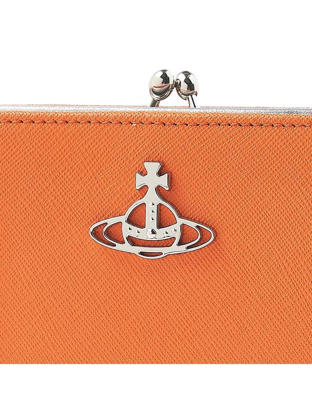 ORB Logo Half Wallet Orange - VIVIENNE WESTWOOD - BALAAN 7