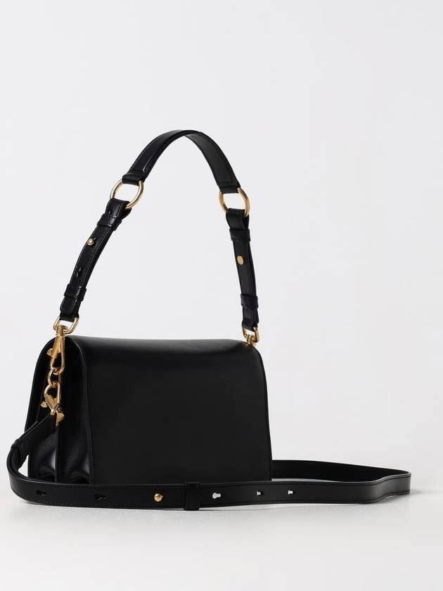 Timeless T Logo Small Satchel Shoulder Bag Black - TOD'S - BALAAN 4