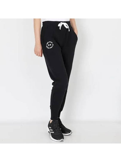 Genuine Women s UA Rival Fleece Crest Jogger Pants 1373025 001 - UNDER ARMOUR - BALAAN 2