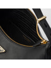 Large Leather Shoulder Bag Black - PRADA - BALAAN 6