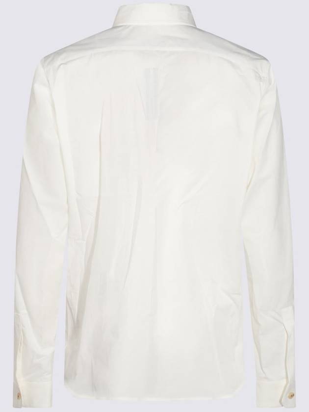 Rick Owens White Cotton Shirt - RICK OWENS - BALAAN 2