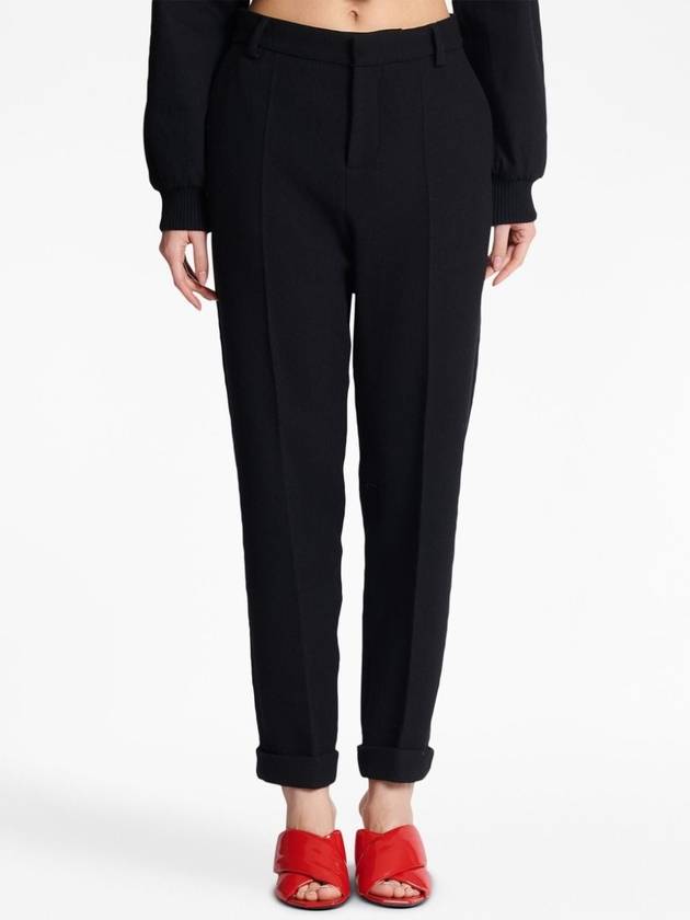 23 fw CUFFED wool crepe trousers BF0PM010WB86 0PA B0230940212 - BALMAIN - BALAAN 6