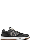 B27 Smooth Calfskin Low Top Sneakers Black - DIOR - BALAAN 2