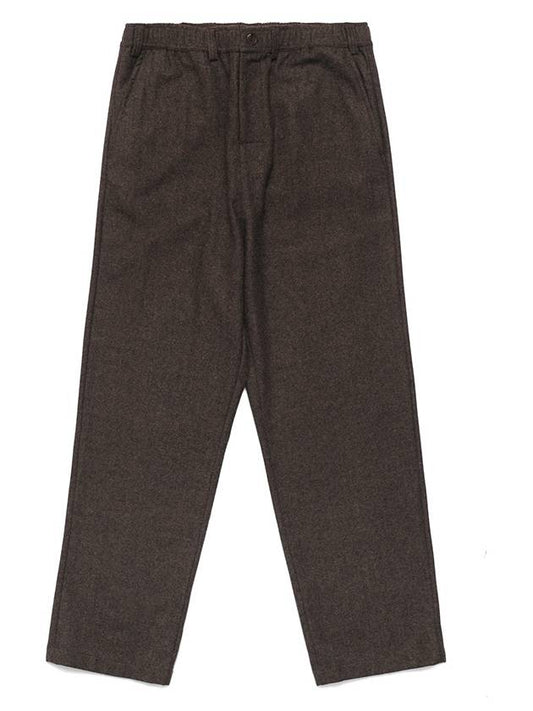 Health Seekers Golfers Wool Check Trousers BROWN - MALBON GOLF - BALAAN 1