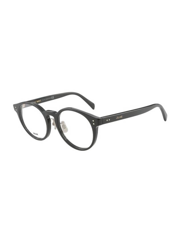 Eyewear Logo Round Eyeglasses Black - CELINE - BALAAN 1