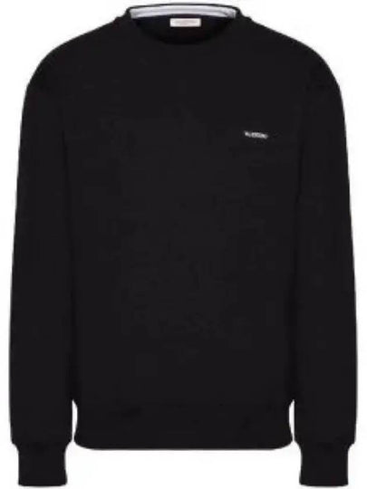 Logo Sweatshirt  Black - VALENTINO - BALAAN 2