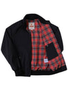 G9 Classic Original Harrington Zip-Up Jacket Black - BARACUTA - BALAAN 4