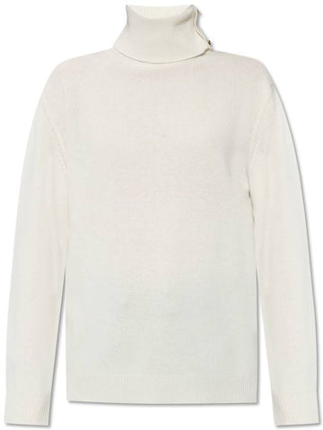 Fabiana Filippi Cashmere Turtleneck, Women's, Cream - FABIANA FILIPPI - BALAAN 1