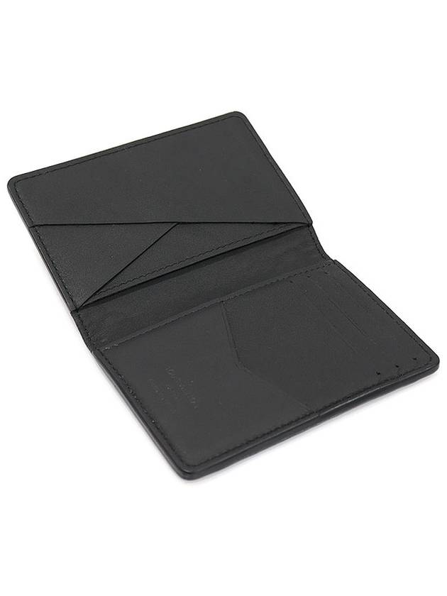 M69044 Black Monogram Taurillon Calfskin Pocket Organizer Card Holder - LOUIS VUITTON - BALAAN 4