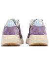 Women's Running Suede Low Top Sneakers Purple - GOLDEN GOOSE - BALAAN 3