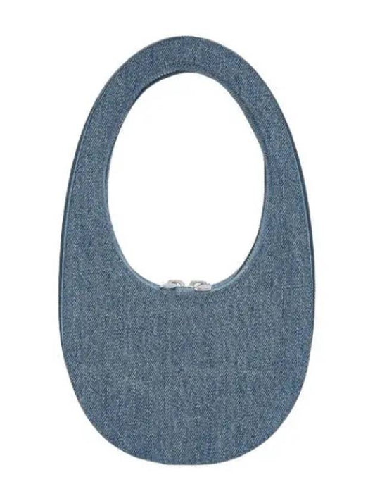 Denim Swipe Shoulder Bag Blue - COPERNI - BALAAN 1