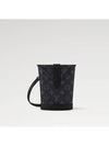 Envelope Monogram Eclipse Coated Canvas Pouch Bag Black - LOUIS VUITTON - BALAAN 5